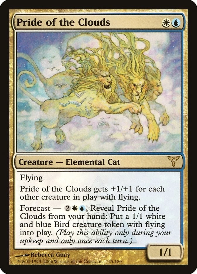 Pride of the Clouds NM/SP Dissension MTG Magic the Gathering Gold English Card - Image 1 of 1