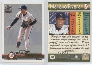 2000 Pacific Paramount Gold Mariano Rivera #164 HOF