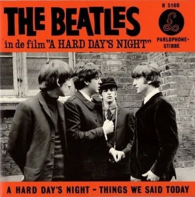 THE BEATLES A Hard Day's Night Vinyl Record Single 7 Inch Parlophone 2019 & Rock - Image 1 of 4