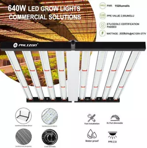 Phlizon Commercial 6500W LED Grow Light Full Spectrum for Plant Veg Bloom 6X6FT - Picture 1 of 12