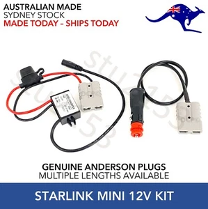 Starlink Mini Plug & Play 12V to 30V Voltage Booster Kit 50A Anderson & Cig Plug - Picture 1 of 1