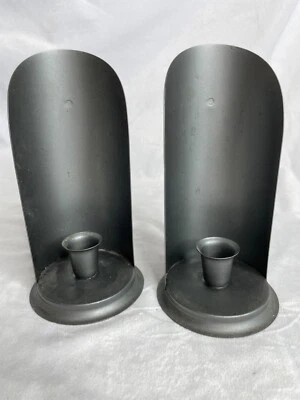 Candelabro Cónico Estilo Colonial Mango Negro Foto 1 de 4