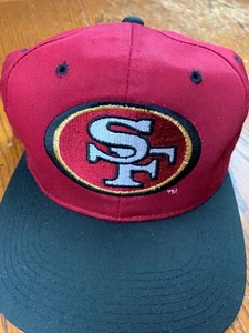 Vintage 90s San Francisco 49ers Niners Snapback Hat NFL Football Jerry Rice - Imagen 1 de 6