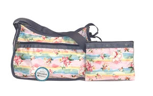 LeSportsac Plumeria Rainbow HAWAII EXCLUSIVE Classic Hobo Crossbody Tropical,NWT - Picture 1 of 8