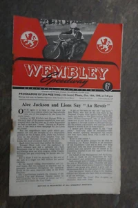 Thursday October 14th 1948 Wembley Lions Speedway Programme - Picture 1 of 5