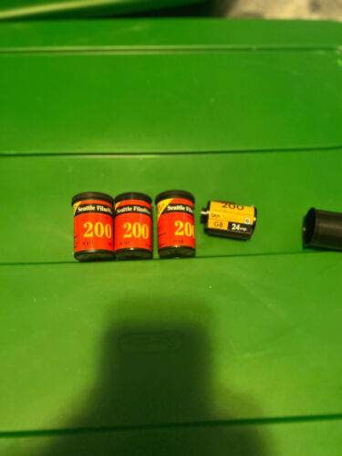 SEATTLE FILM WORK 35MM  4 PACK 3(20EXP) 1(24EXP) OF FILM  #S