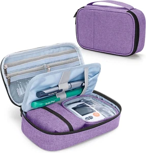Diabetic Supplies Bag for Glucose Meter Medication and Other Diabetes (Bag Only) - Picture 1 of 12