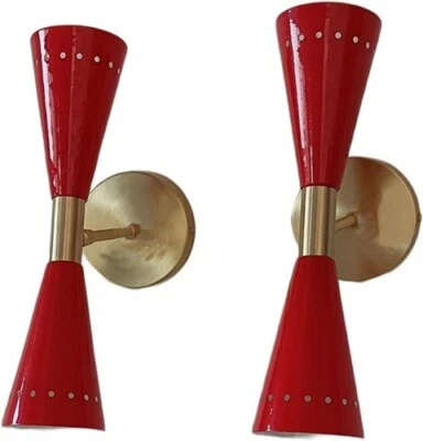 Hermosa lámpara de pared italiana Diabolo de mediados de siglo de 1950 Foto 1 de 4