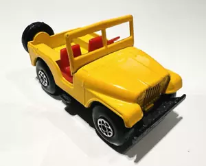 Vintage Matchbox Lesney No.72 Jeep gelb + rote Blende ohne Verpackung Top Zustand - Bild 1 von 11