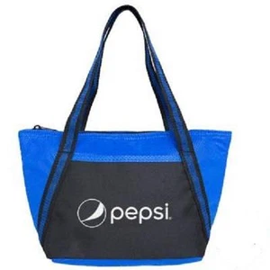 Borsa termica isolata PEPSI - blu - con cerniera - maniglie di trasporto in nylon *NUOVA - Foto 1 di 3