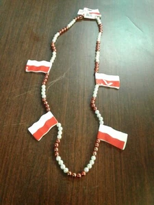 POLISH FLAG BEADS EXCLUSIVE - Picture 1 of 2