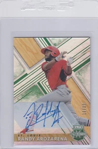 2019 PANINI ELITE RANDY AROZARENA TAMPA RAYS EMERALD ROOKIE ON CARD AUTO #D25 RC - Picture 1 of 1