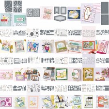 Flower Border Frame Metal Cutting Dies And Stamp Set DIY Scrapbooking Craft Card