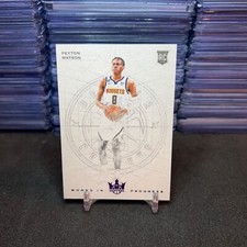 2022-23 Peyton Watson PANINI COURT KINGS NBA WORKS IN PROGRESS 42/49 PURPLE