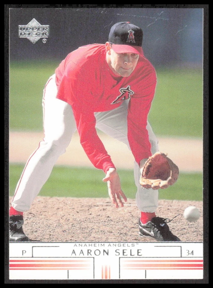 MLB 2002 Upper Deck Anaheim Eagles Aaron Sele 546 béisbol deporte CB-1-1-A-31 Foto 1 de 4