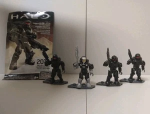 Mega Construx Halo Black Spartans Lot - Picture 1 of 9