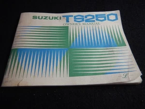 Vintage Suzuki TS250 Owners manual Japn 1974 - Picture 1 of 19