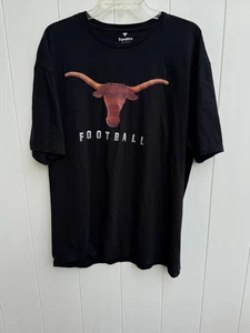 Texas Longhorns Football Short Sleeve T Shirt Men’s 2XL Black - Picture 1 of 5
