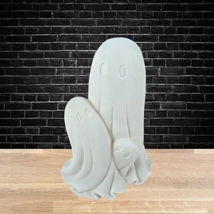 Halloween Käsetuch Leuchtblatt Geist Trio Deko Viral Neu Triple Ghost - Bild 1 von 4