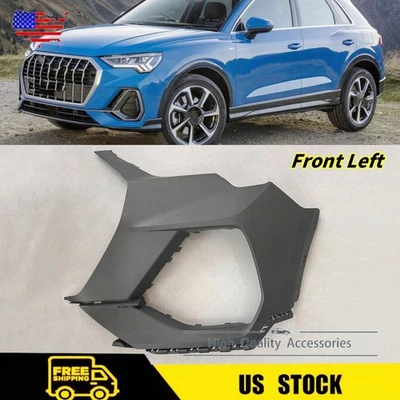 Bumper Face Bar End Extension For Audi Q3 2019-2023 Front Driver Left Side Hand - Image 1 of 4