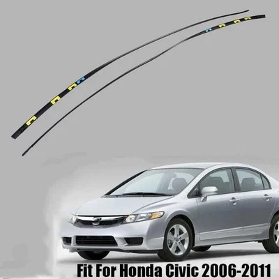 Fit 2006-2011 HONDA CIVIC Molding L&R Drip Side Set 73168-SNA-013 73158-SNA-013 - Изображение 1 из 4
