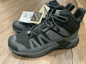 Neu Salomon X Ultra 4 Mid GTX Wanderschuhe schwarz Magnet Gore-Tex Herren Gr. 12 Weite - Bild 1 von 8