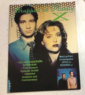 THE X-FILES MAGAZINE Wrapped In Plastic Vol 1 #12 Scully Mulder vintage 1994 NEW - Image 1 of 2