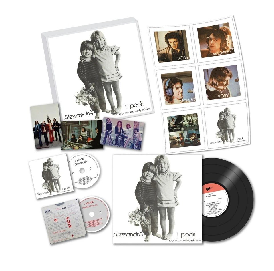 POOH ALESSANDRA BOX LTD EDT 87 LP CDX2 POSTER  Facchinetti Canzian Fogli Negrini - Immagine 1 di 1