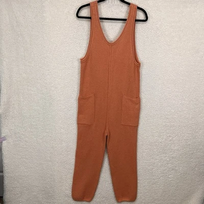 Suéter tejido sin mangas Free People Beach Hailee mono para mujer XS naranja Foto 1 de 4