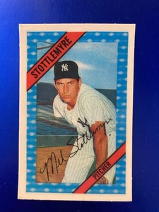 1972 Kelloggs #50 Mel Stottlemyre - New York Yankees - No Cracks - EX - Picture 1 of 2