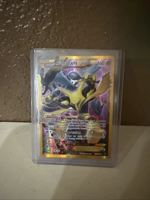 Pokémon TCG Alakazam EX Holo Ultra Rare Moderately Played Pokémon - Image 1 of 2