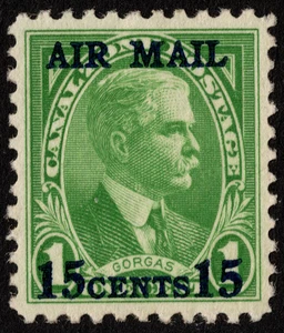 Canal Zone Stamp Scott # C2 Mint NH VF - 15 Cents Surcharged Airmail Issue Nice - Picture 1 of 1