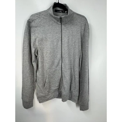 Ralph Lauren RLX Golf Athletic Full Zip Track Jacket Gray Heather Men's Size M - Image 1 of 4