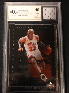 2000 Upper Deck Michael Jordan Legendary Jerseys Game-Used BCCG 10 - Picture 1 of 1