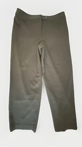 Womens Studio Works Wide Leg Stretch Twill Forest Green High Rise Pants Size 18 - Picture 1 of 13
