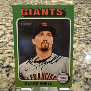 Blake Snell - 2024 Topps Heritage High Number #563 San Francisco Giants - Picture 1 of 2