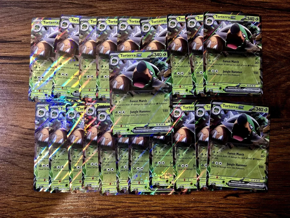 (21) Torterra ex 012/162 SV05: Temporal Forces Holo Double Rare Pokemon NM/M - Image 1 of 2