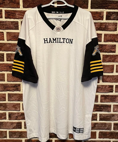 NEW ERA Official HAMILTON TIGER-CATS Football JERSEY Mens 3XL CFL Ti-Cats NEW!! Cover