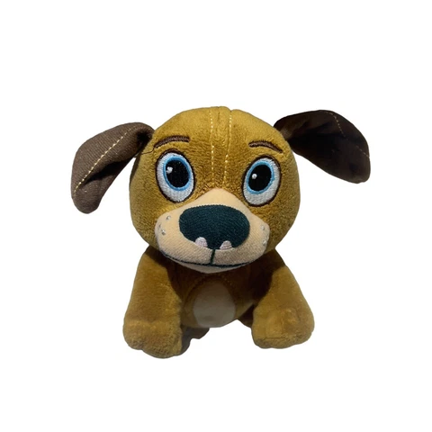 Disney Just Play Doc McStuffins 6” Brown Dog Fido Plush Beanie Embroidered Eyes Cover