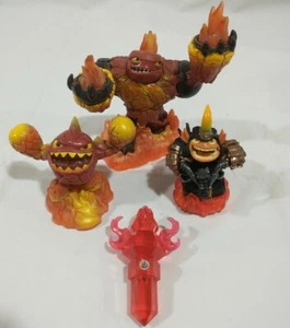 Eternal Flame Torch Trap Fire Element Set motorcycle guy Skylanders Trap Team - Picture 1 of 12