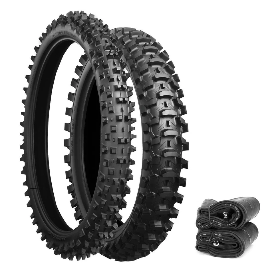 Bridgestone Battlecross X10 Sand & Mud Tire & Tubes Set Honda CR125R - 1995-2007 Foto 1 de 1