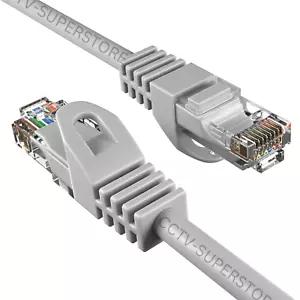 50 PCS 7ft Cat6 Ethernet Cable RJ45 UTP Patch Gaming XBOX PS5 Internet Grey - Picture 1 of 7