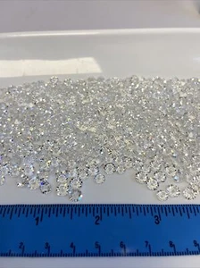 Swarovski Crystal Donut Rondelle Spacer Beads 5mm/6mm Clear Crystal - Picture 1 of 5