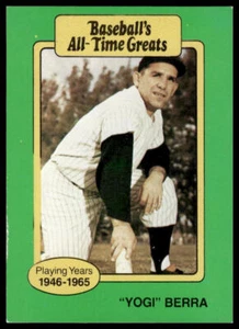 1987 Hygrade All-Time Greats #NNO Yogi Berra Hat logo not visible Yankees - Picture 1 of 2