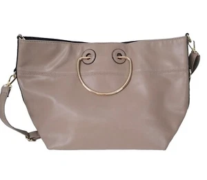 Beige Unbranded Synthetic Handbag Crossbody Adjustable Removable Strap Purse - Picture 1 of 10