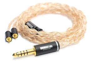 WiseTech NOBUNAGA Labs KOMOMAKURA NLI-KMR 4.4mm 5-pole balance ⇔ MMCX from Japan - Picture 1 of 10