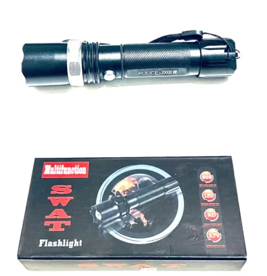 Multifunktions Taschenlampe Swat SOS Flashlight 3W Cree LED Angeln Camping Auto - Bild 1 von 4
