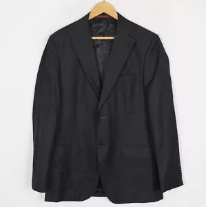 MASSIMO DUTTI Men's Blazer Jacket Size L UK40 IT50 Grey Wool Silk Notch sv12803 - Picture 1 of 8