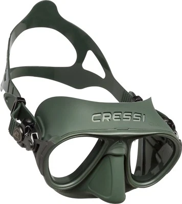 Calibro Cressi Maske One Size Green / Tauchmaske / Brille / Schnorcheln / Apnoe
