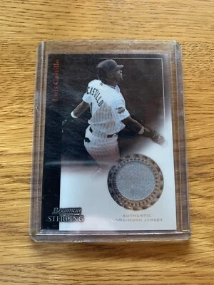 2004 Bowman Sterling #BS-LC Luis Castillo Jersey - Image 1 of 4